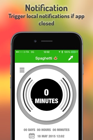 O'Timer - Pasta Timer with pre alarm screenshot 4