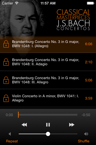 Bach: Concertos screenshot 2