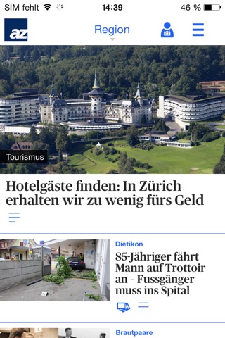 Limmattaler Zeitung News screenshot 2