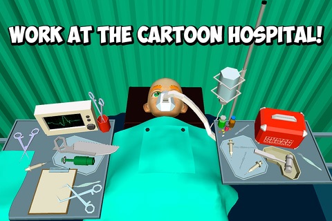 Crazy Doctor: Cartoon Surgery Simulator 3D screenshot 2