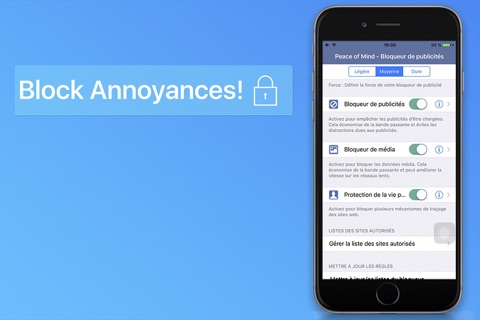 Peace of Mind - Ad and Content Blocker screenshot 3