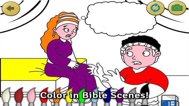 Bible Heroes: Esther and the King - Bible Story, Coloring, S(圖4)-速報App