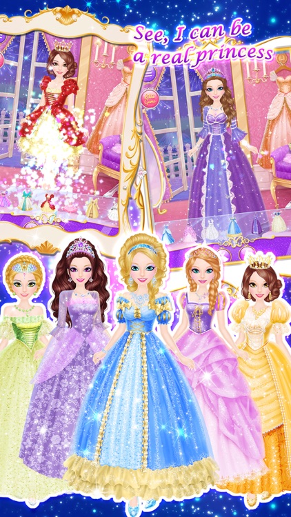 Princess Salon : Cinderella - Makeup, Dressup, Spa and Makeover - Girls Beauty Salon Games screenshot-3