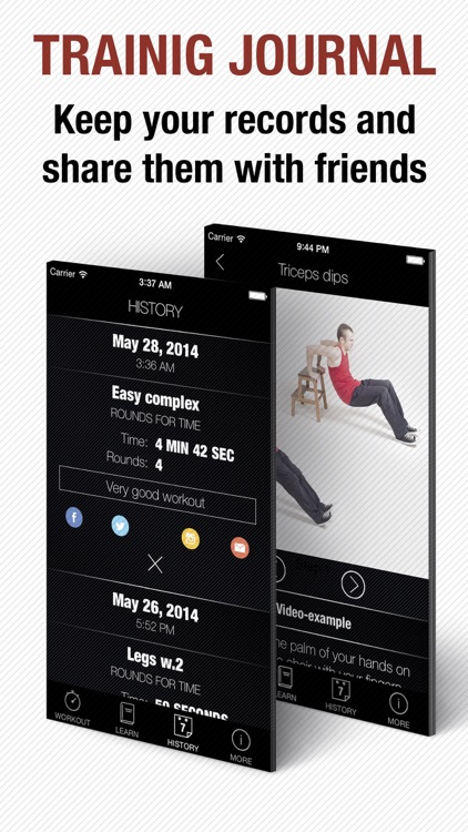 Workout app - instructor for interval wod and hiit tabata training screenshot-3