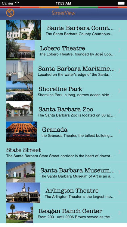 Santa Barbara Tour Guide: Best Offline Maps with StreetView and Emergency Help Info screenshot-4
