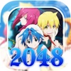 2048 Anime & Manga - “ Numbers Magic Of Kingdom Puzzle For Magi Match “