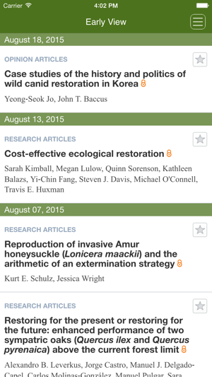 Restoration Ecology(圖4)-速報App