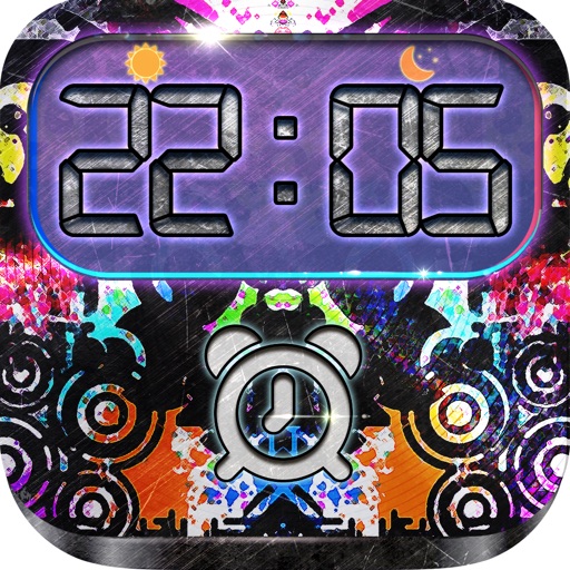 iClock – Punk Style : Alarm Clock Wallpapers , Frames and Quotes Maker For Pro