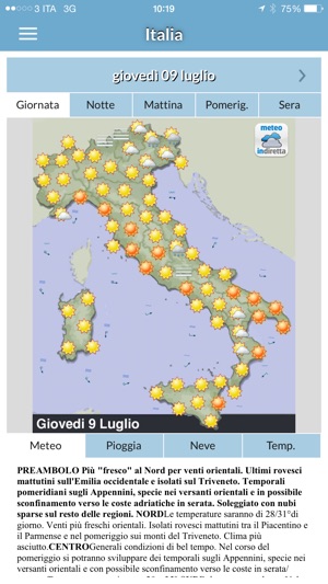 Meteo In Diretta - Previsioni meteo più attendibili(圖3)-速報App