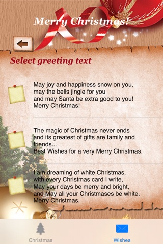 Christmas Greetings for iPhone screenshot 2