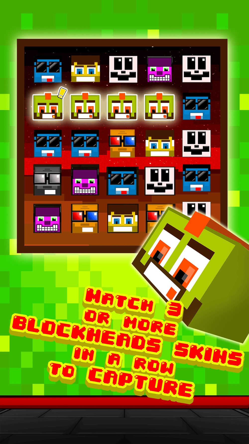 Funny Pixel Faces on Blocks Match 3 Puzzle Game hack tool