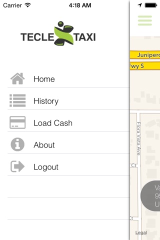 TecleTaxi screenshot 2