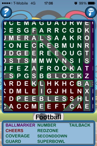 Epic Sports Word Search - giant sporting wordsearch puzzle (ad-free) screenshot 2