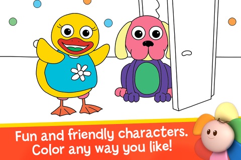 Draw Color & Play - Best Coloring Book App for Preschool Kids screenshot 2