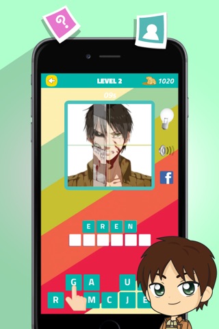 Quiz Word Fan of Attack on Titan Edition - Best Manga Trivia Game Free screenshot 3