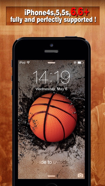 Basketball Backgrounds - Wallpapers & Screen Lock Maker for Balls and Players