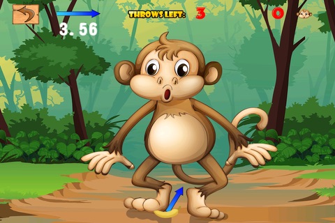Banana Toss - Monkey Feeding Zoo screenshot 2