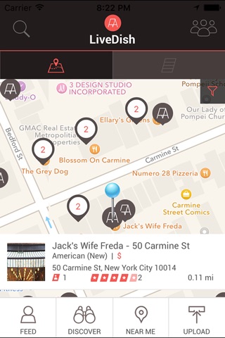 LiveDish : NYC's premier app for restaurant reviews, food photos, and menus. screenshot 3