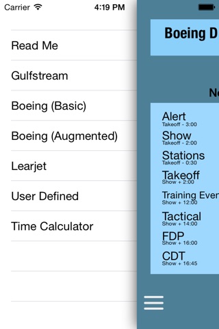 DV Airlift Duty Day Calc screenshot 2