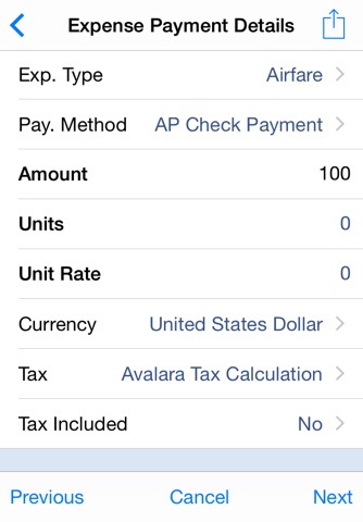 Expenses 9.07.01 screenshot 2