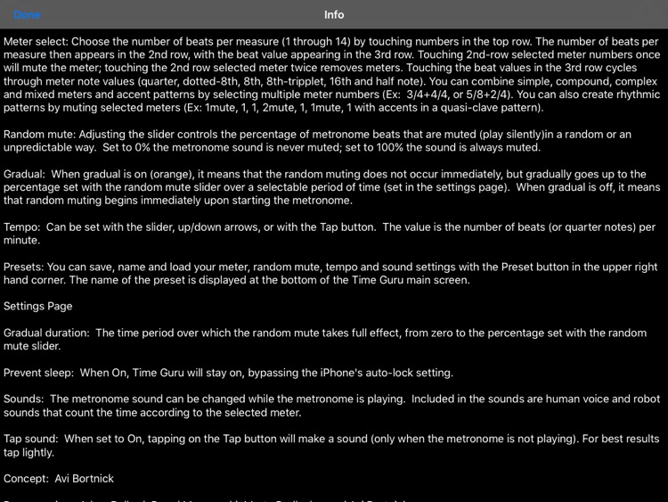Time Guru Metronome for iPad screenshot-3