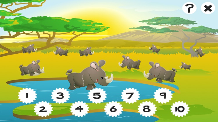 A Safari Counting Game for Children to Learn to Count screenshot-3