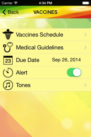 Baby Vaccines Tracker screenshot 3