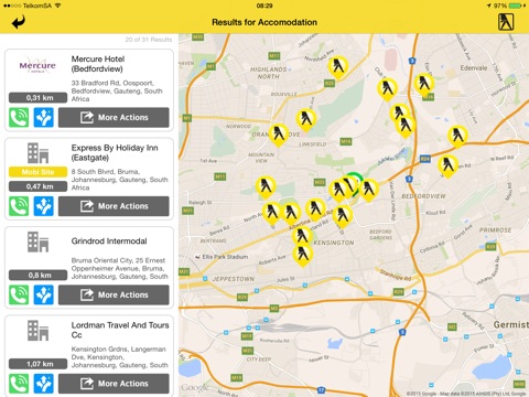 Yellow Pages SA iPad - Phonebook, GPS, Maps, etc. screenshot 2