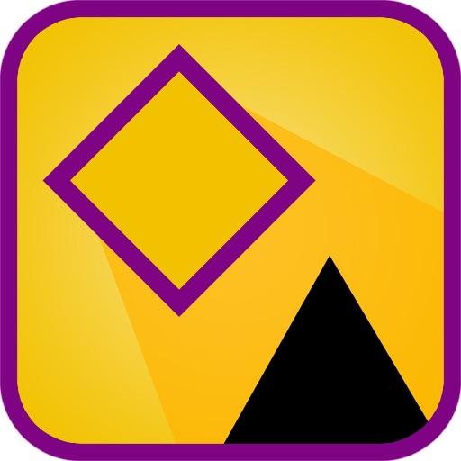 Diamonds & Shapes Square Dash - Endless Quest Arcade Hopper Free icon