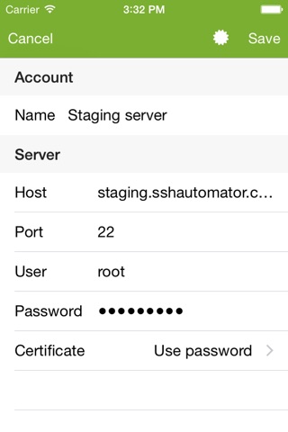 SSHAutomator screenshot 2