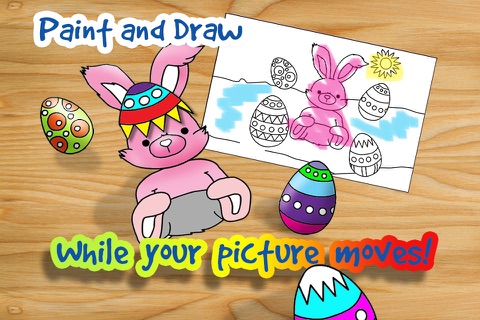 Animals Peekaboo Coloring Book - Cartoon Animation Painting Pages - Kids Drawing Games screenshot 3
