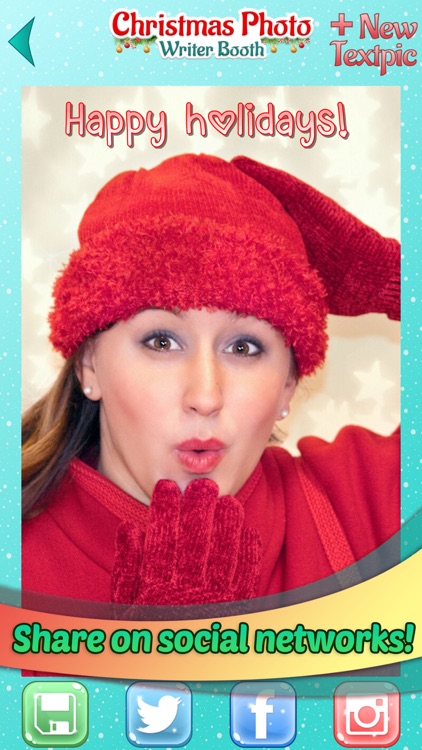 Christmas Photo Writer Booth for Editing Holiday Pictures & Writing Xmas Cards screenshot-4