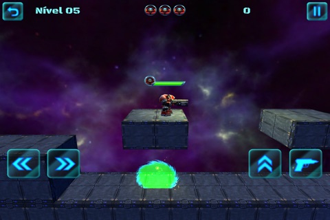 Robot Warfare: 3D Sci-fi Platformer screenshot 3