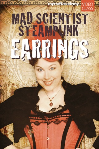 Mad Scientist Steampunk Earrings screenshot 3