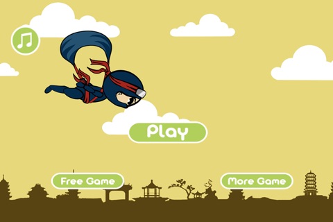 Amazing Parachute Ninja Race Saga Pro screenshot 3
