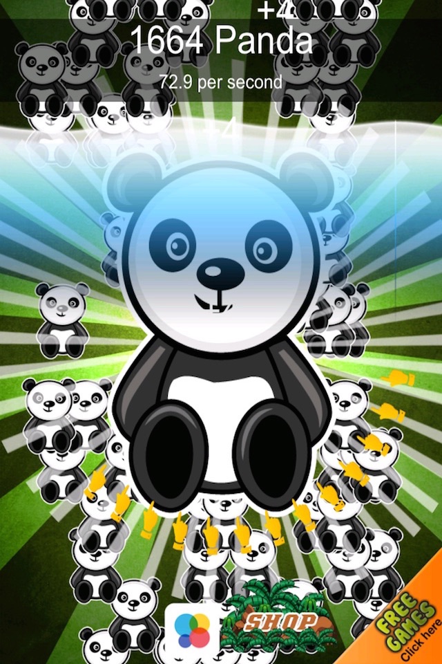 ` Panda Clicker Mania 2 - Pro Tap The Cute Heroes Puzzle Quest Lite Game screenshot 4