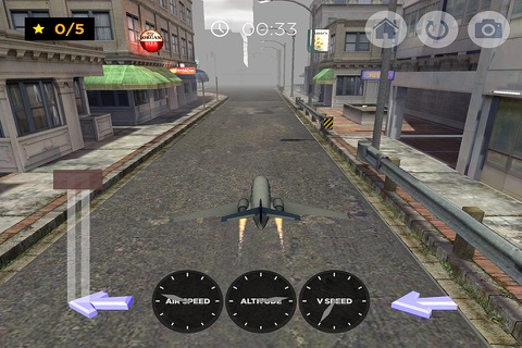 Aircraft Plane Simulator 3D - Fly-ing real jet airplane SIM racing, landing flight pilot simulation game screenshot 3