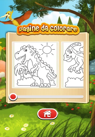 Dino coloring pages book screenshot 4