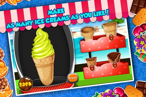 Ice Cream Dessert Maker - Free Ice Maker screenshot 3
