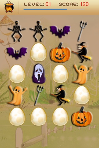 Halloween Scene Pairs Match - Halloween Wishes screenshot 4