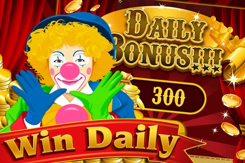 Clown Roller Coaster Bingo Slots screenshot 2