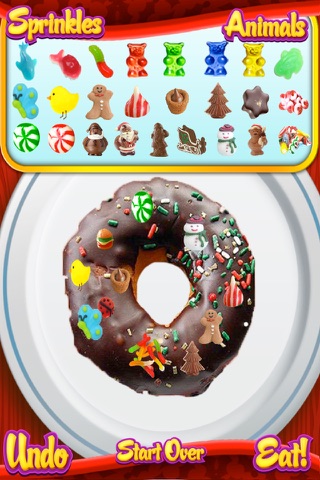 Christmas Donut Salon - Santa's Bakery & Donuts Shop FREE screenshot 4