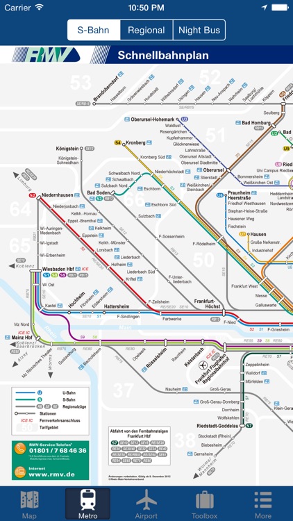 Frankfurt Offline Map - City Metro Airport