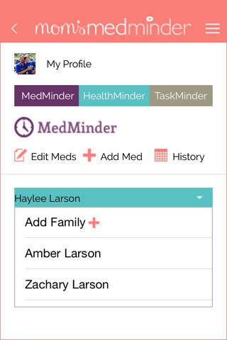 MomsMedminder screenshot 2