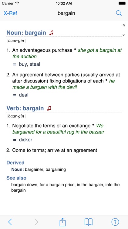 Audio dictionary - WordWeb American English