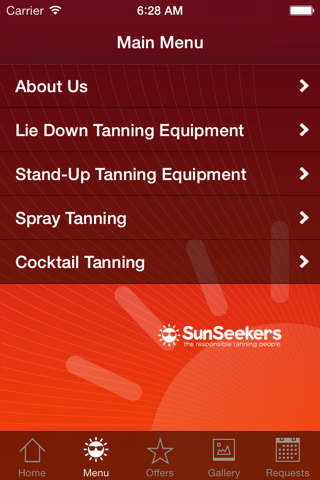Sunseekers Sunbeds screenshot 2