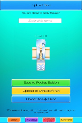 Skin Creator for Minecraft  PC & Pocket Edition screenshot 3