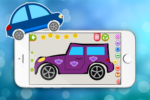 Punto Cars - kids connecting the dots to draw cars screenshot 3