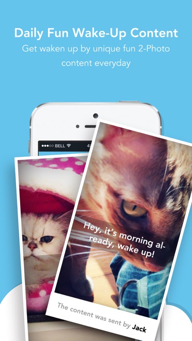 Zzzup - Morning Alarm + Funny Photos Screenshot on iOS