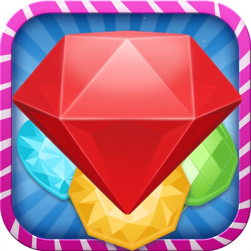 Jewel Diamonds-The Best Free Match 3 Game for kids and girls icon